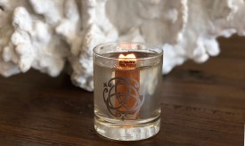 Velas en Contenedor de  Cristal con Cera de Gel