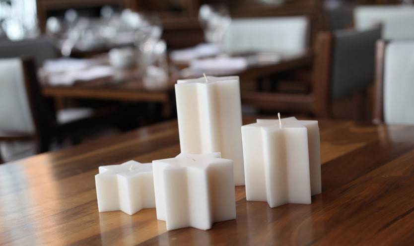 Velas Estrella 6 Patas