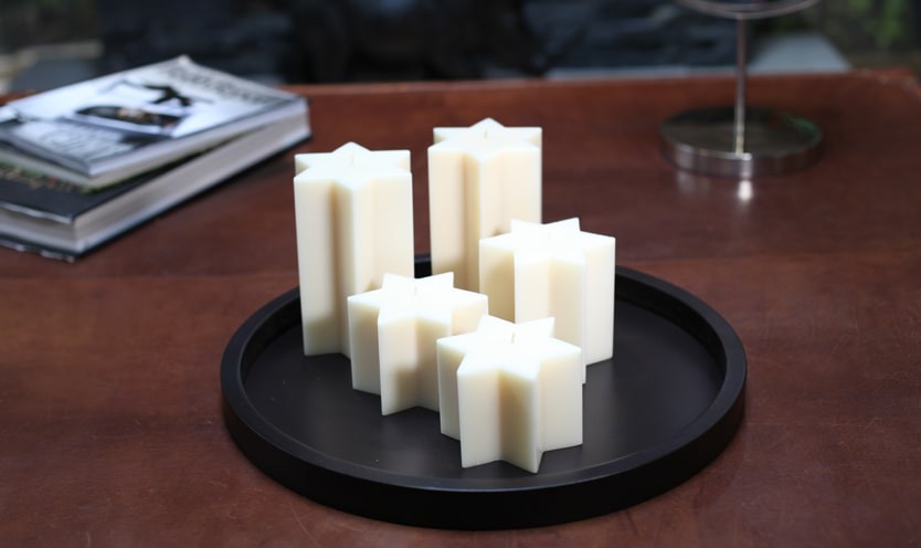 Velas Estrella 6 Patas
