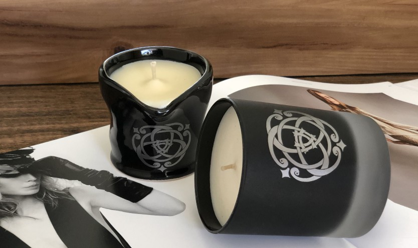 Contenedores de Cerámica con Cera de Soya