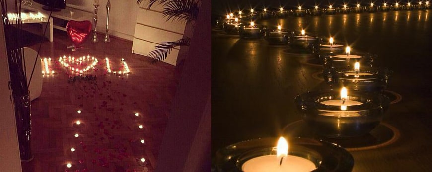 Laboratorio usuario Platillo Como crear un ambiente romántico usando velas